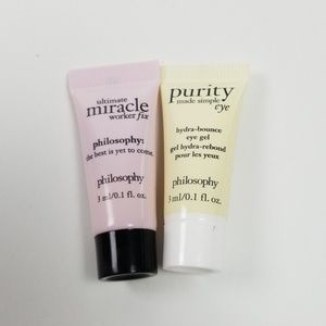 5/$25💜Philosophy Eye Gel and Treatment